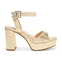 Anya-2 Dressy Heel - Gold Metallic