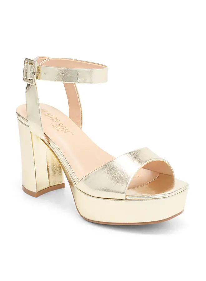 Anya-2 Dressy Heel - Gold Metallic