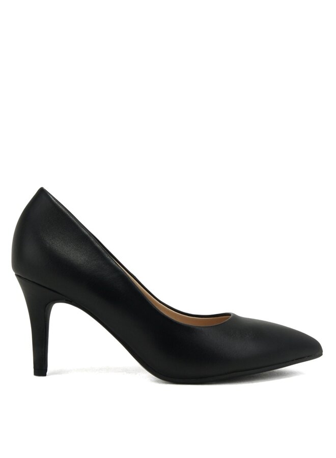 Coen Casual Heels - Black Pu