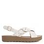 Kirsten Casual Sandals - Cream Croco