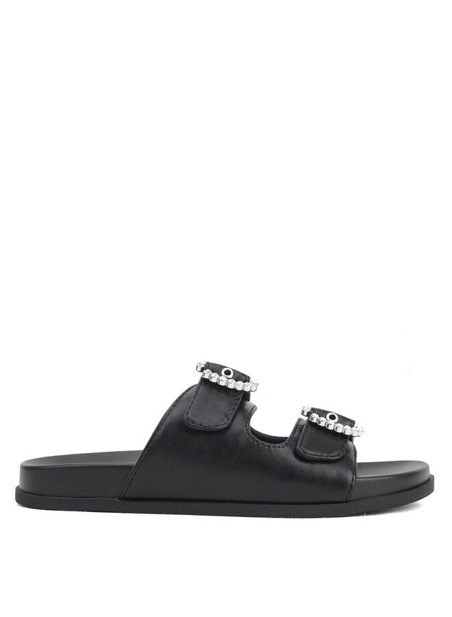 Esmond Casual Sandals - Black Pu