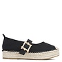 Wynna Casual Espadrilles - Black Cotton