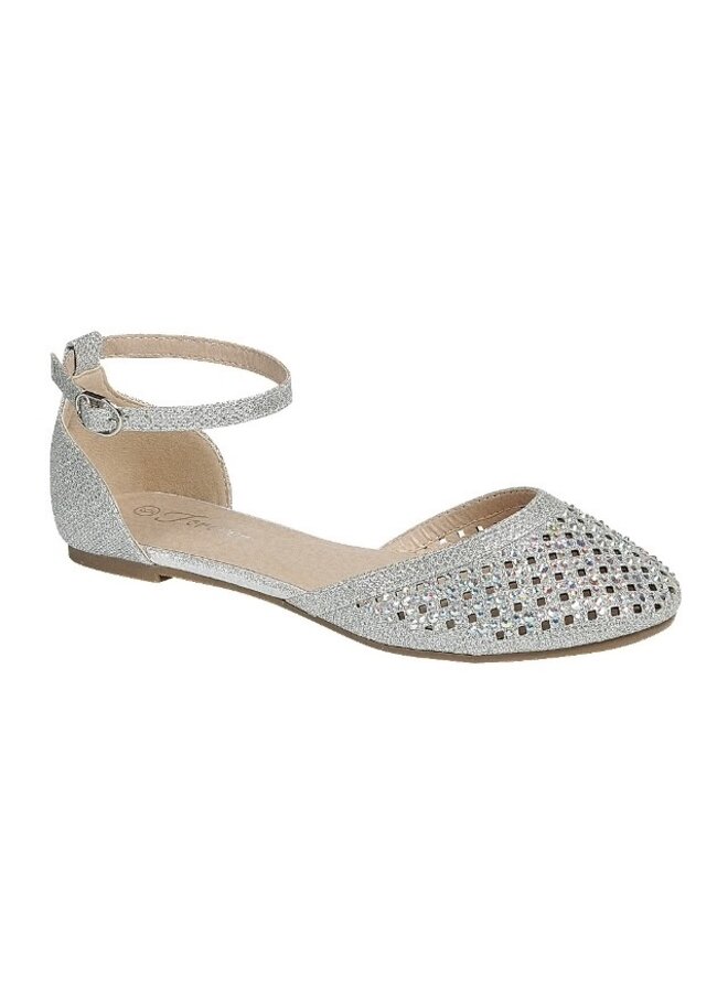 Bella-08 Casual Flats - Silver