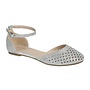 Bella-08 Casual Flats - Silver