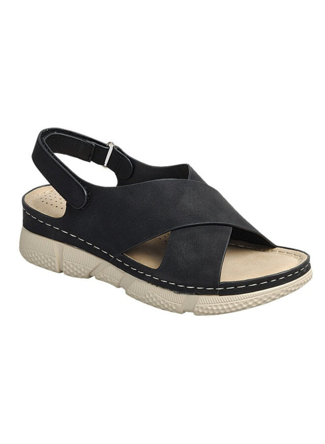 Fort-9 Casual Sandals - Black