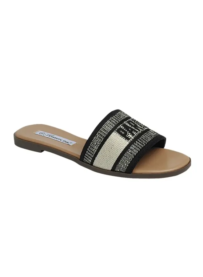 Slide-29 Casual Sandals - Tan/Black