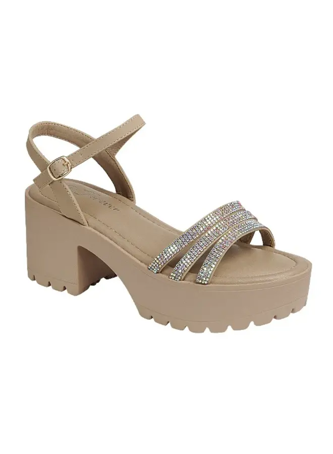 Kira-47 Casual Sandals - Taupe