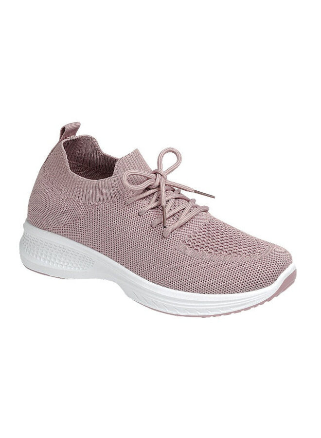 Knitting-2 Casual Sneaker - Mauve