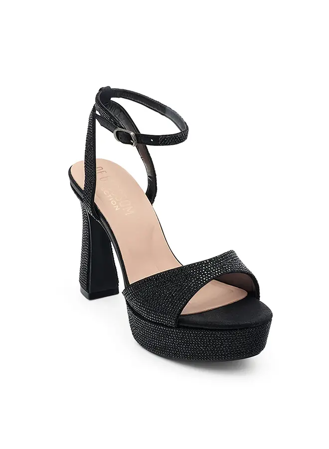Regina-4 Dressy Heel - Black Shimmer