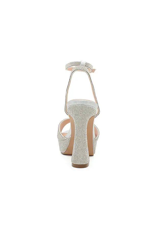 Regina-4 Dressy Heel - Silver Shimmer