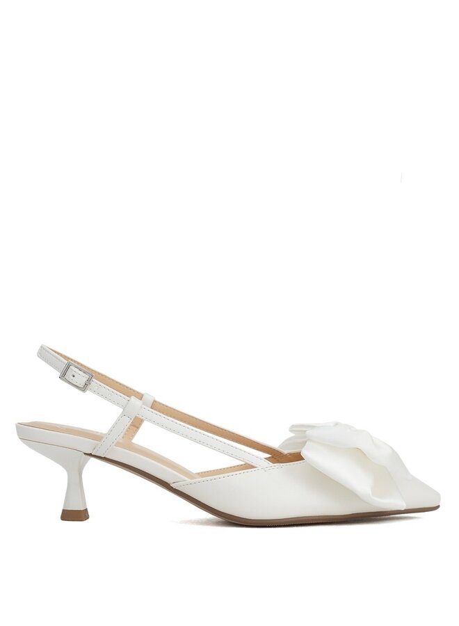 Lada Casual Heels - White Pu