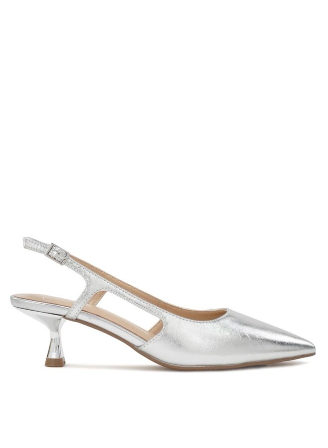 Bell Casual Heels - Silver