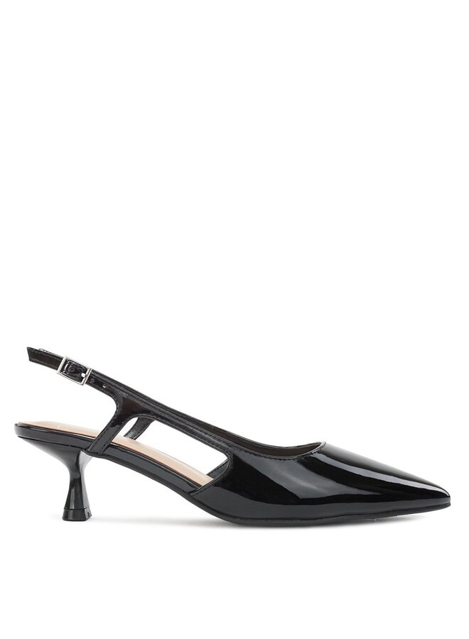 Bell Casual Heels - Black Patent
