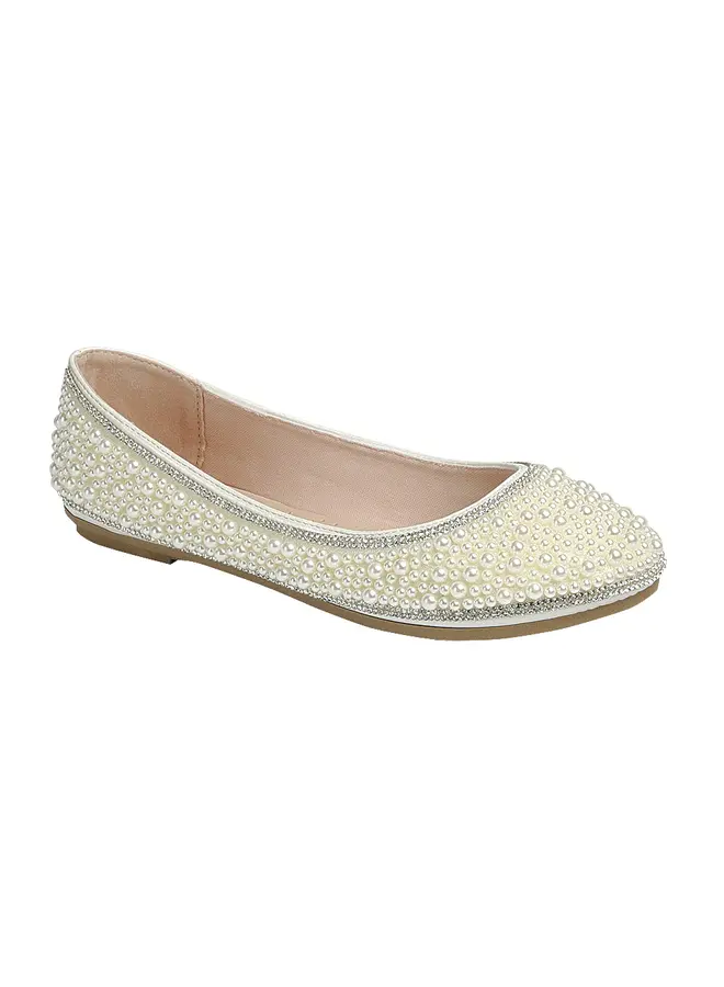 Mariana-22 Dressy Flat - Pearl
