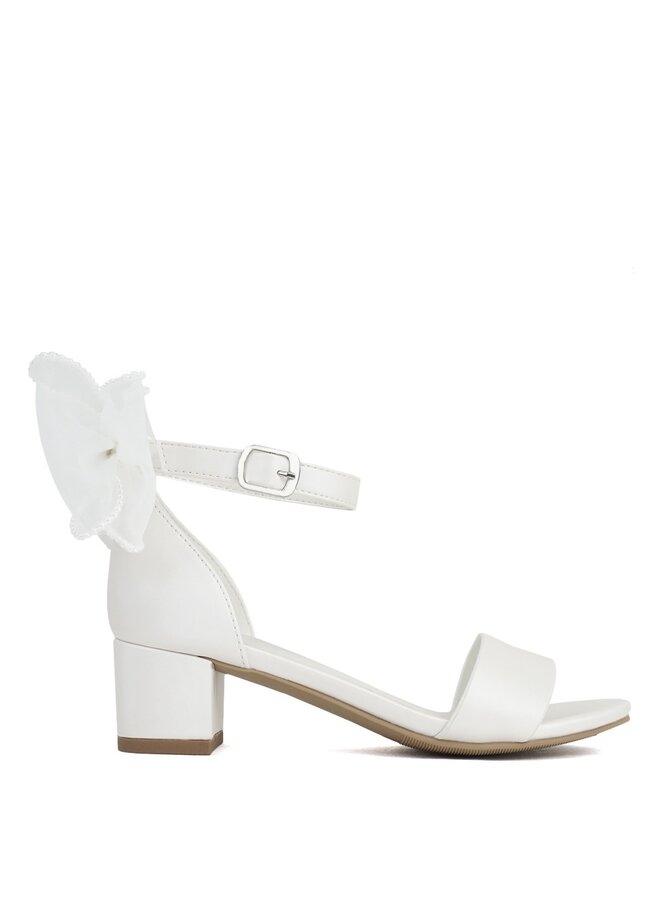 Charla-2 Kids Heels - White Pu
