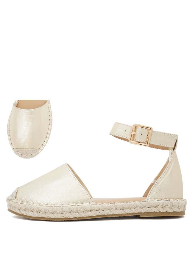 Keiza Casual Espadrille - Gold