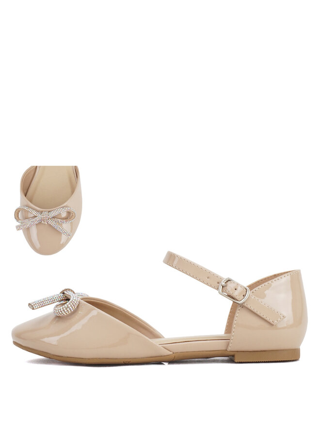 Fathom-2 Kids Heels - Beige Pat