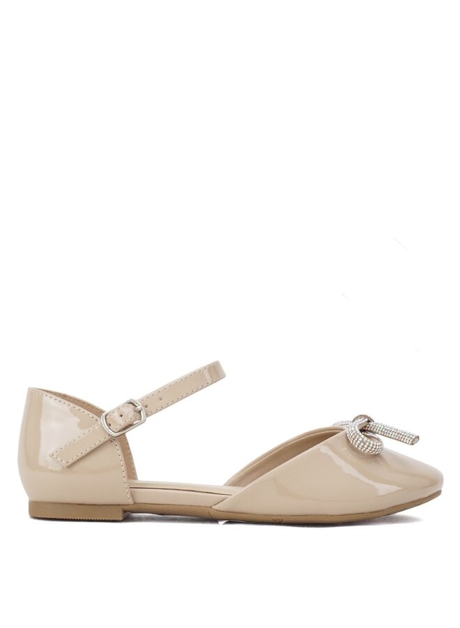 Fathom-2 Kids Heels - Beige Pat