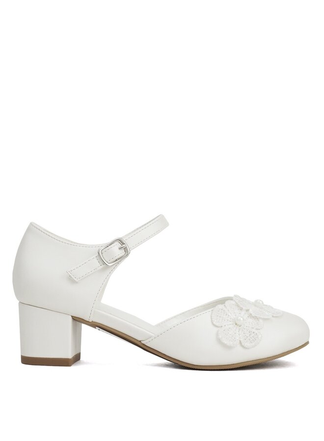 Acelin-2 Kids Heels - White Pu