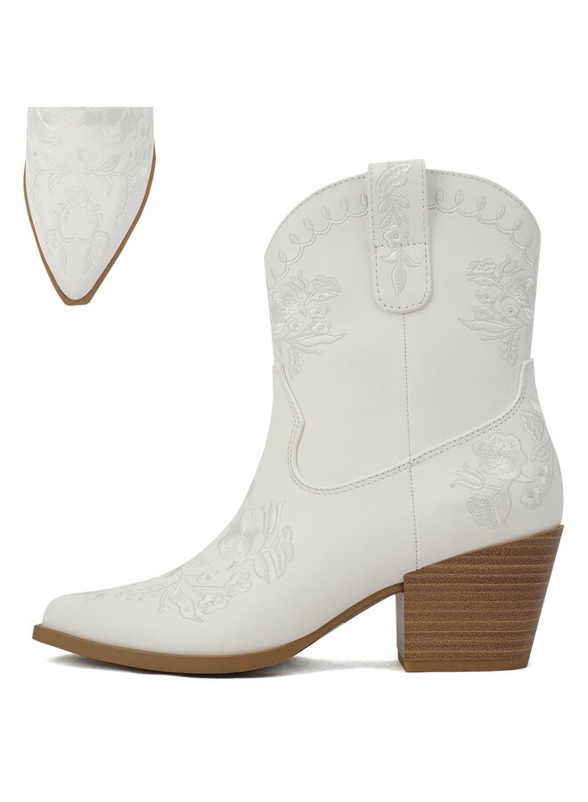 Gracie Dressy Boot - Ivory