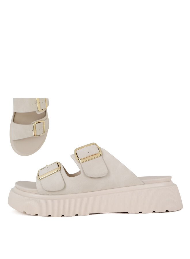 Uberta Comfy Sandal - Beige