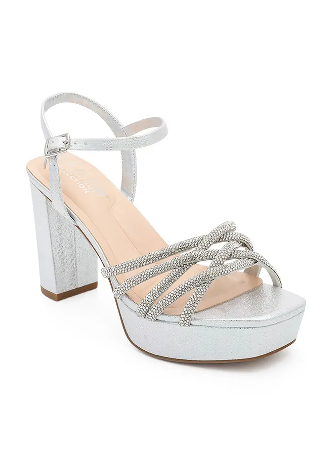 Sand-3 Dressy Heel - Silver Shimmer