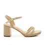Nelly-10 Dressy Heels - Gold Shimmer