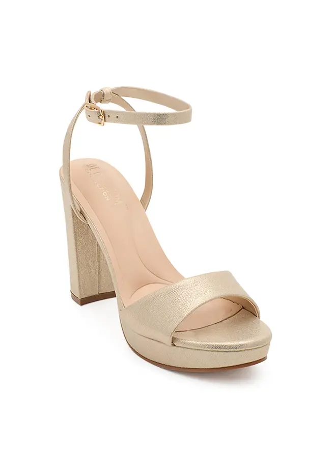 Jane-36 Dressy Heels - Gold Metallic