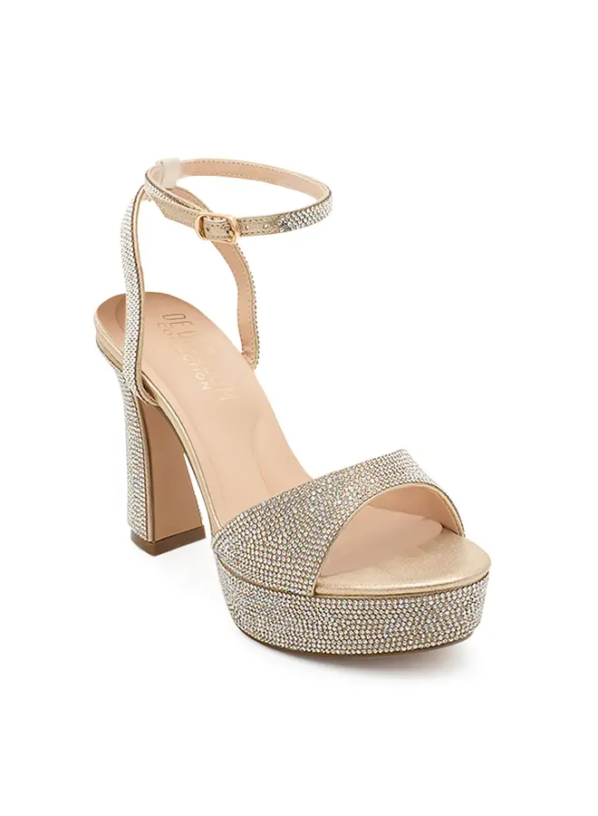 Regina-4 Dressy Heel - Nude Shimmer