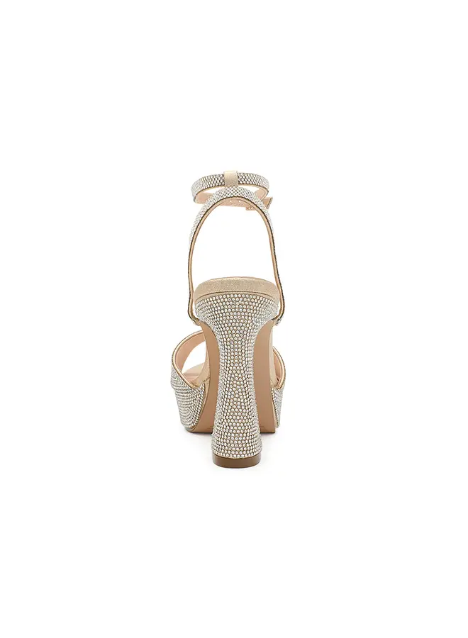 Regina-4 Dressy Heel - Nude Shimmer