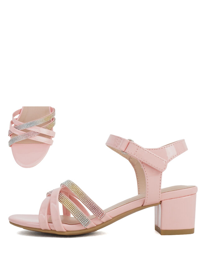 Hall-2 Kids Heels - Pink Patent