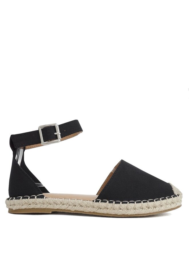 Keiza Casual Espadrille - Black