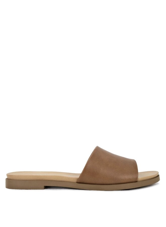 Board Flat Sandal - Tan Pu