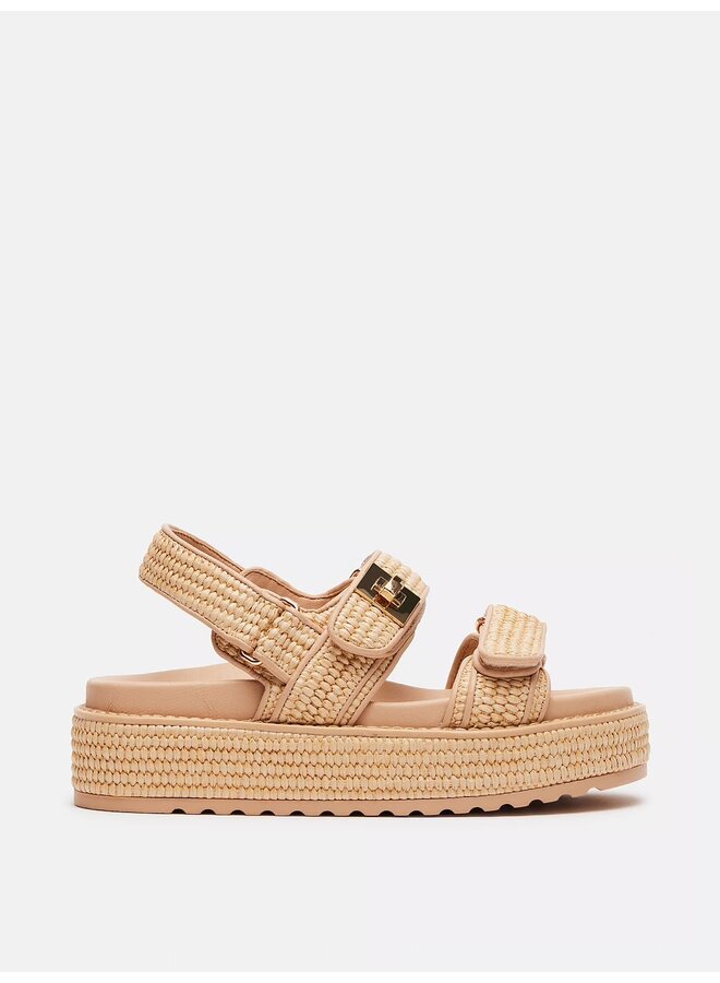 Bigmona Casual Sandals - Natural Raffia