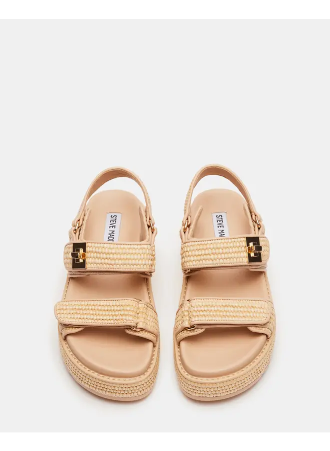 Bigmona Casual Sandals - Natural Raffia