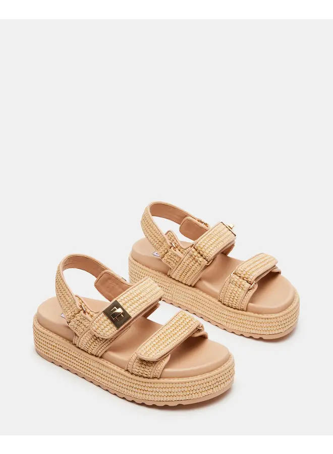 Bigmona Casual Sandals - Natural Raffia