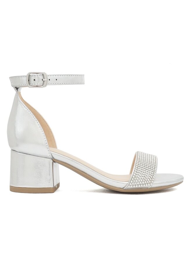Veil-2 Kids Heels - Silver Glitter