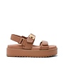 Bigmona Casual Sandals - Tan Leather