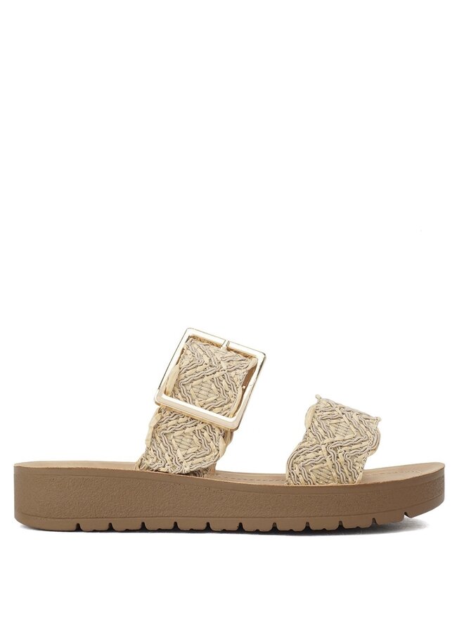 Trail Casual Sandals - Natural Raffia