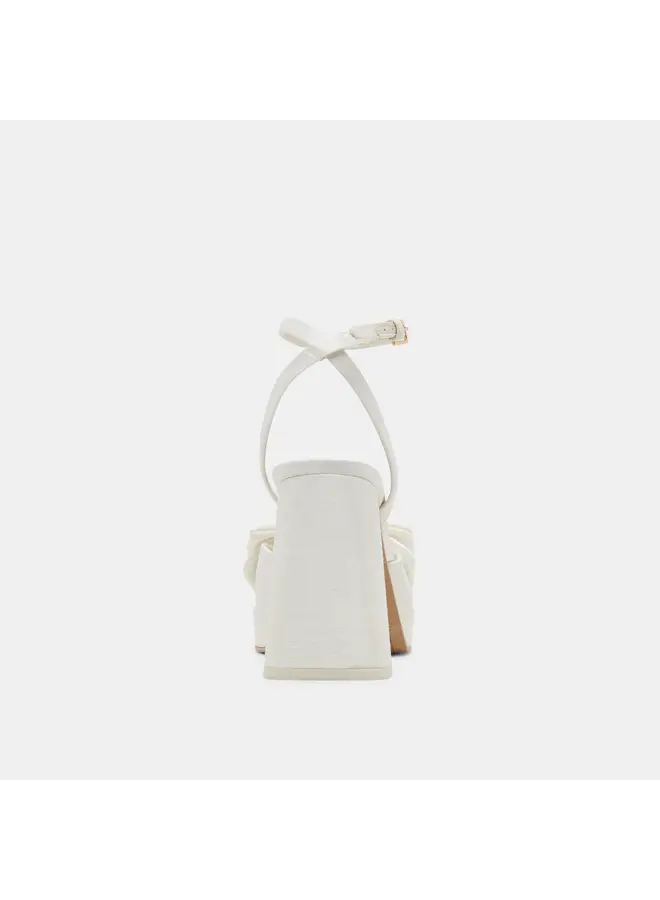 Patton Dressy Heel - Ivory Satin