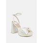 Patton Dressy Heel - Ivory Satin