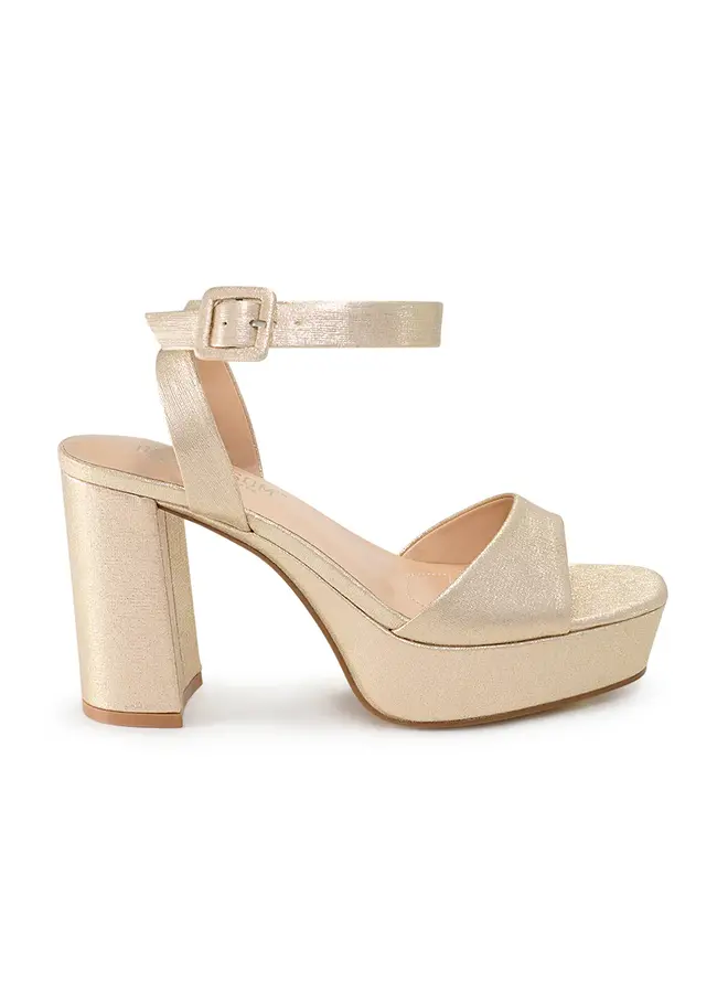 Anya-2 Dressy Heel - Nude Shimmer