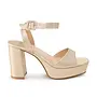 Anya-2 Dressy Heel - Nude Shimmer
