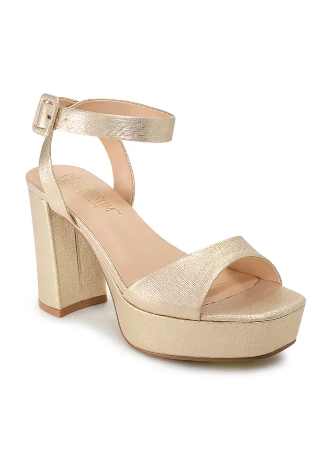 Anya-2 Dressy Heel - Nude Shimmer