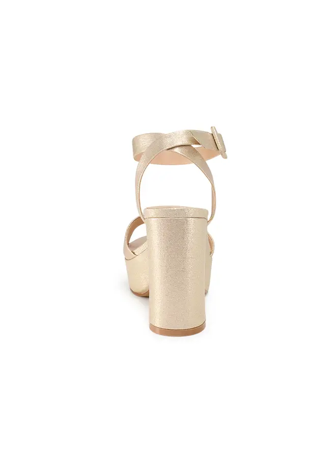 Anya-2 Dressy Heel - Nude Shimmer
