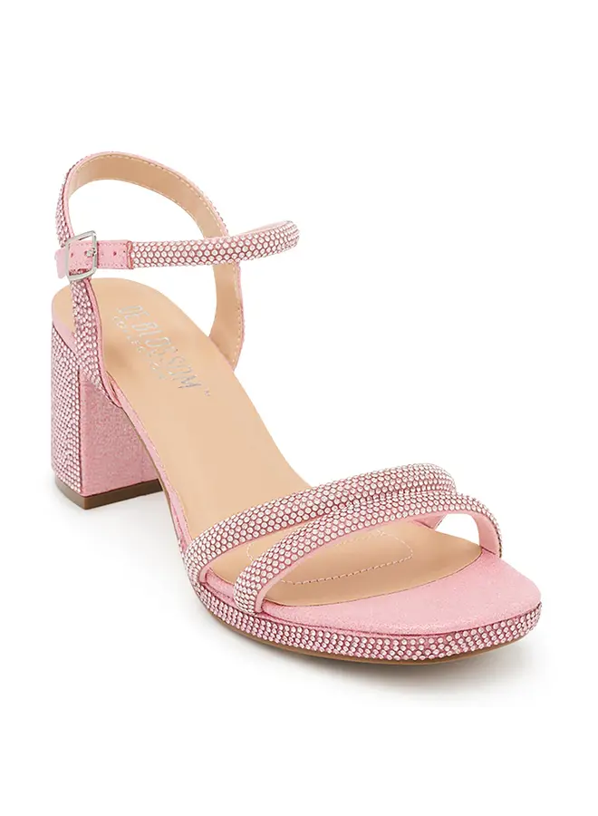 Nelly-10 Dressy Heels - Pink Shimmer