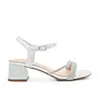 Grace-23 Dressy Heels - Silver Shimmer