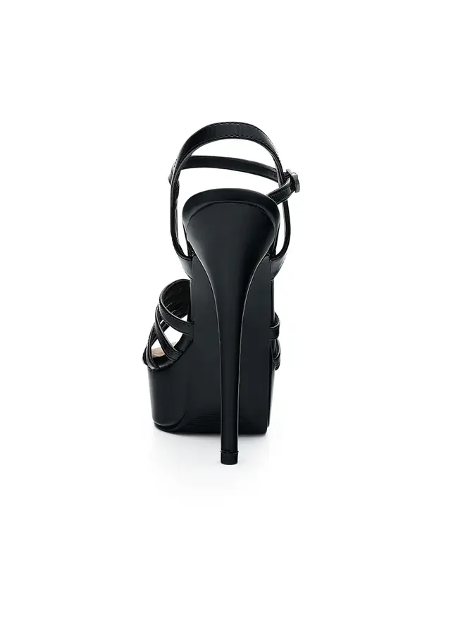 Flora-68 Dressy Heel - Black Patent