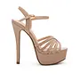 Flora-68 Dressy Heel - Nude Patent