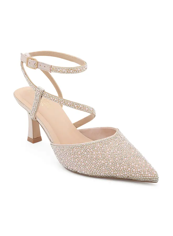 Lexie-3 Dressy Heels - Blush Pearl